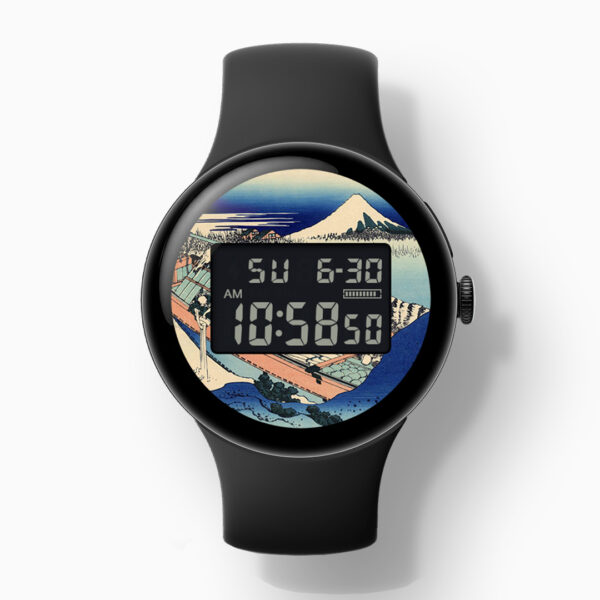 HOKUSAI Retro Watch Face Vol.6