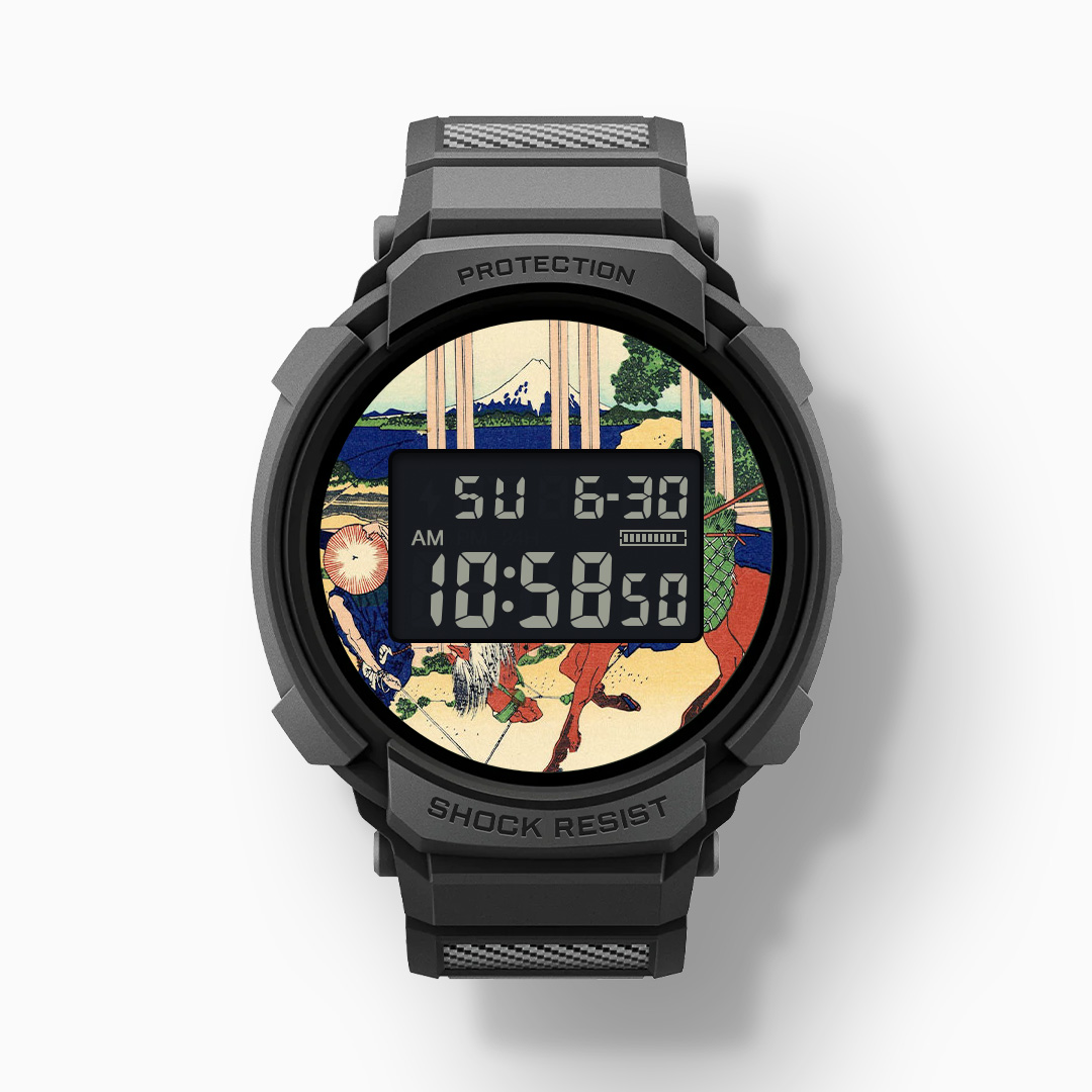 HOKUSAI Retro Watch Face Vol.7